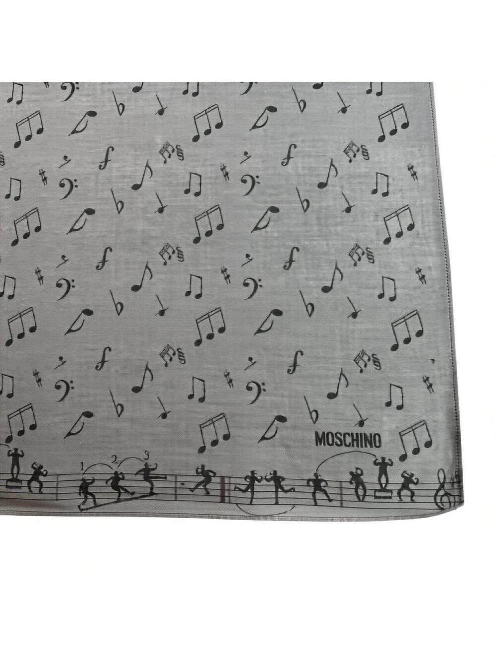 Vintage Moschino Music Notes Hankerchief
